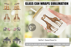 Safari Sweethearts Glass Can Product Image 1