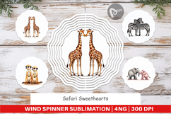 Safari Sweethearts Wind Spinner Product Image 1
