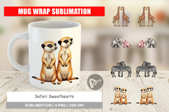 Safari Sweethearts Mug Wrap Product Image 1