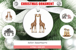Safari Sweethearts Ornament Product Image 1