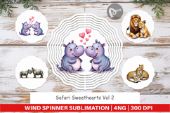 Safari Sweethearts Wind Spinner Product Image 1