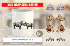 Safari Sweethearts Mug Wrap Product Image 1
