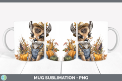GorgeousSafari Thanksgiving Mug Wrap design.