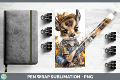 GorgeousSafari Thanksgiving Pen Wrap design.