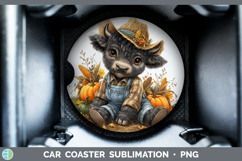 GorgeousSafari Thanksgiving Car Coaster design.