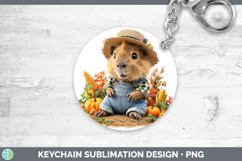 GorgeousSafari Thanksgiving Keychain design.