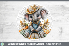 GorgeousSafari Thanksgiving Wind Spinner design.