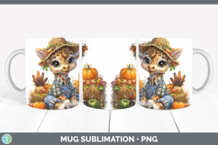 GorgeousSafari Thanksgiving Mug Wrap design.