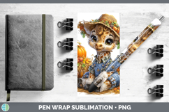 GorgeousSafari Thanksgiving Pen Wrap design.