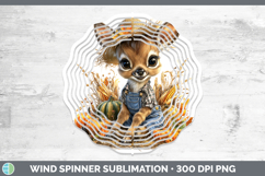 GorgeousSafari Thanksgiving Wind Spinner design.