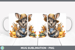 GorgeousSafari Thanksgiving Mug Wrap design.