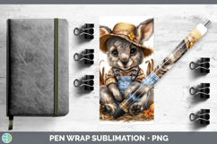 GorgeousSafari Thanksgiving Pen Wrap design.