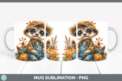 GorgeousSafari Thanksgiving Mug Wrap design.