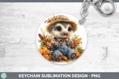GorgeousSafari Thanksgiving Keychain design.