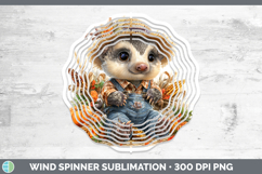 GorgeousSafari Thanksgiving Wind Spinner design.