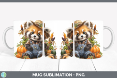 GorgeousSafari Thanksgiving Mug Wrap design.
