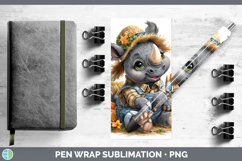 GorgeousSafari Thanksgiving Pen Wrap design.
