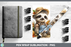 GorgeousSafari Thanksgiving Pen Wrap design.