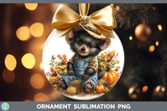 GorgeousSafari Thanksgiving Ornament design.