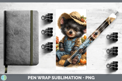 GorgeousSafari Thanksgiving Pen Wrap design.