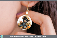 GorgeousSafari Thanksgiving Round Earrings design.