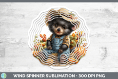GorgeousSafari Thanksgiving Wind Spinner design.