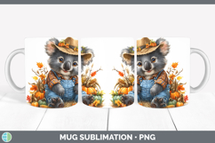 GorgeousSafari Thanksgiving Mug Wrap design.