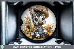 GorgeousSafari Thanksgiving Car Coaster design.