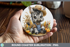 GorgeousSafari Thanksgiving Round Coaster design.