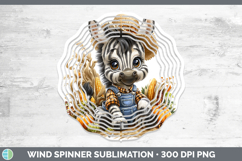 GorgeousSafari Thanksgiving Wind Spinner design.