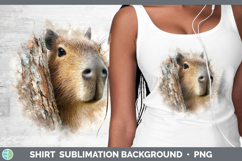 GorgeousSafari Tree Peek Shirt design.