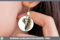 GorgeousSafari Tree Peek Round Earrings design.