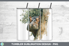 GorgeousSafari Tree Peek Tumbler design.
