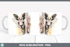 GorgeousSafari Tree Peek Mug Wrap design.