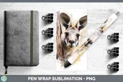 GorgeousSafari Tree Peek Pen Wrap design.