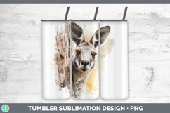 GorgeousSafari Tree Peek Tumbler design.