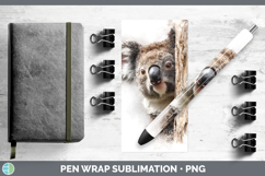 GorgeousSafari Tree Peek Pen Wrap design.