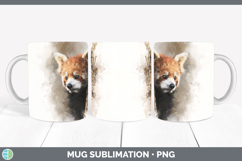 GorgeousSafari Tree Peek Mug Wrap design.