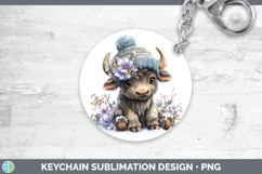 GorgeousSafari Winter Knit Hat Keychain design.