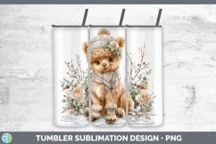 GorgeousSafari Winter Knit Hat Tumbler design.