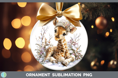 GorgeousSafari Winter Knit Hat Ornament design.
