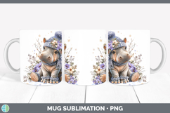 GorgeousSafari Winter Knit Hat Mug Wrap design.