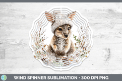 GorgeousSafari Winter Knit Hat Wind Spinner design.