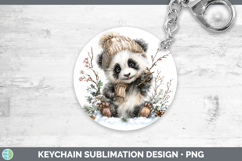 GorgeousSafari Winter Knit Hat Keychain design.