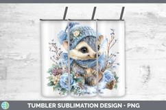 GorgeousSafari Winter Knit Hat Tumbler design.