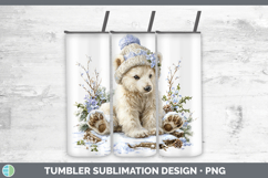 GorgeousSafari Winter Knit Hat Tumbler design.