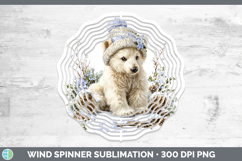 GorgeousSafari Winter Knit Hat Wind Spinner design.
