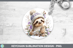 GorgeousSafari Winter Knit Hat Keychain design.