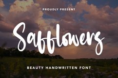 Safflowers - Beauty Handwritten Font Product Image 1