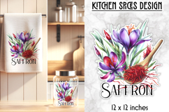 Kitchen Spices Stickers, Botanical Herbs and Spices PNG Product Image 1